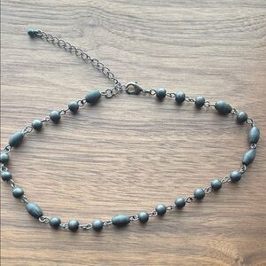 Elegant Black Beaded Necklace/Choker